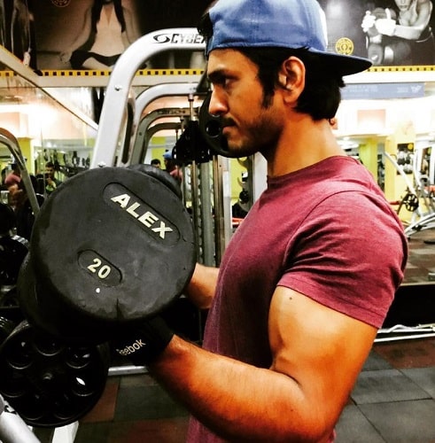 Lalit Prabhakar at a gym