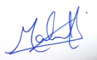 Maheesh Theekshana's autograph