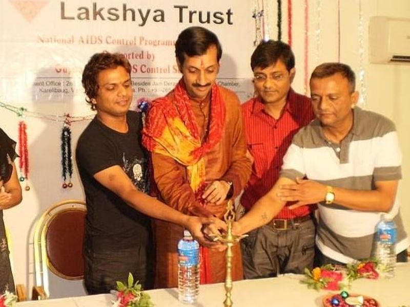 Manavendra Singh Gohil at an event organised by Lakshya Trust
