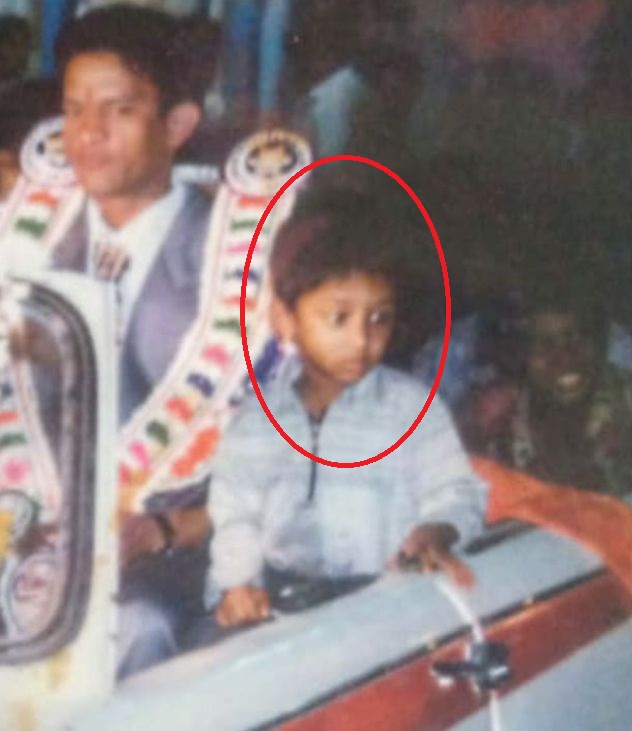 Mani Chandra childhood picture