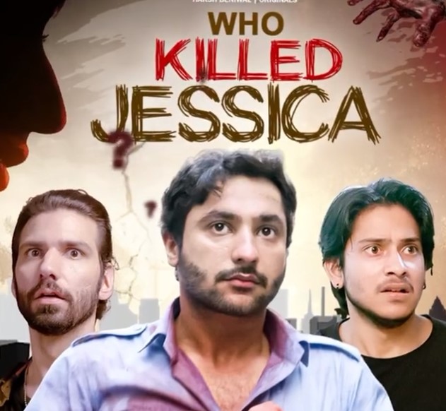 Purav Jha (right) on the poster of the YouTube film Who Killed Jessica