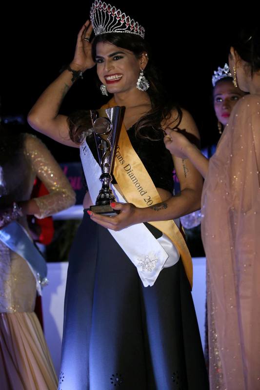Neethu Vanajakshi at the 'Miss Trans Diamond 2017' 