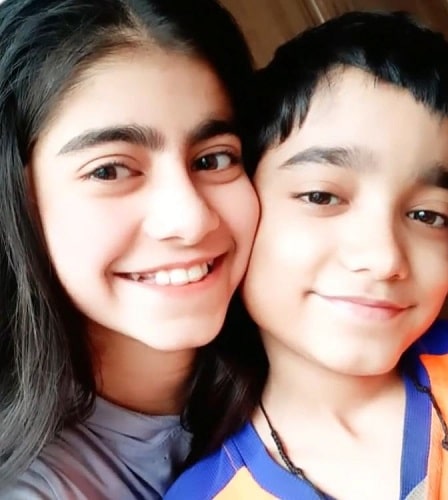 Perry Chhabra and her brother
