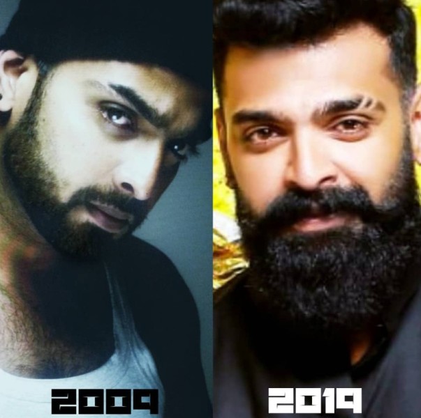 Photos of Vinay Gowda during a gap of 10 years