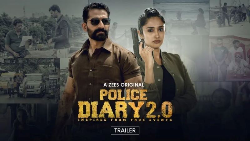 Poster of the web series 'Police Diary 2' (2019) starring Santhosh Prathap