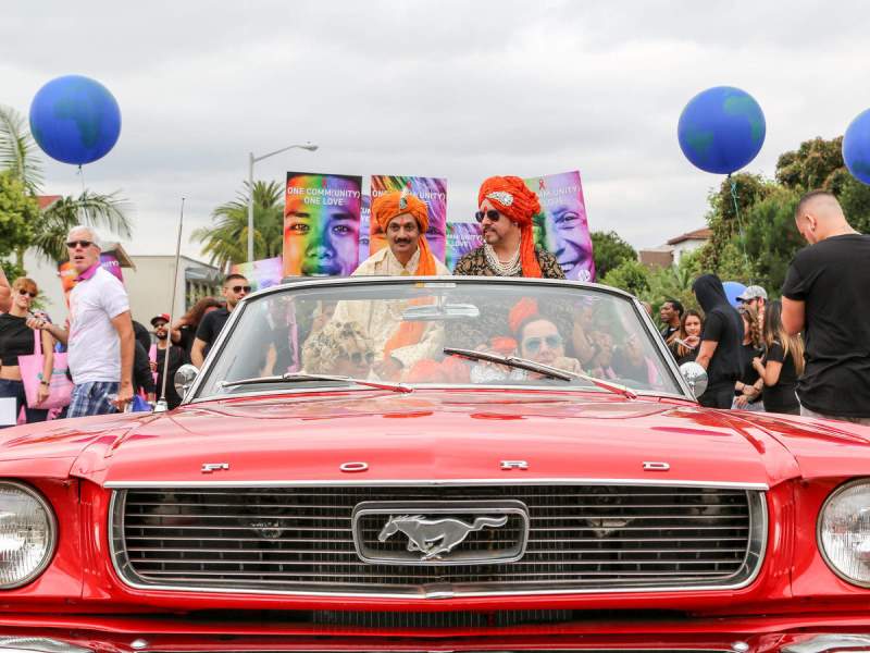 Prince Manvendra in a Pride Parade