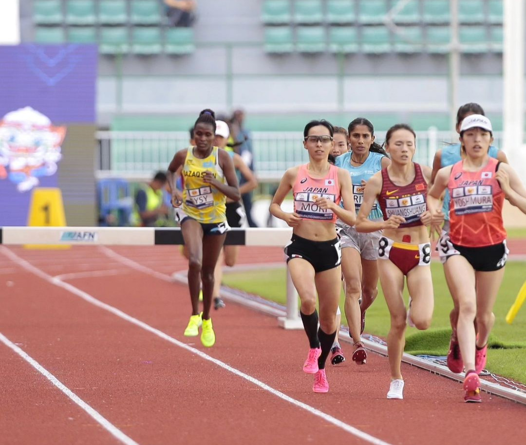 Priti Lamba at the National Stadium, Bangkok, Thailand for the Asian Athletic Championship 2023