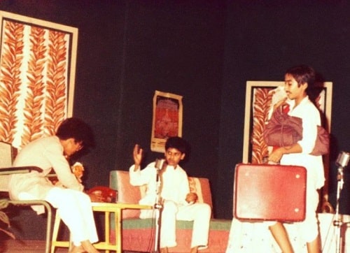 Ranvir Shorey in his school's play