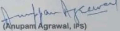 Signature of Anupam Agrawal