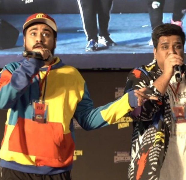 Talha Siddiqui (right) with Jasmeet Singh Bhatia during a live performance