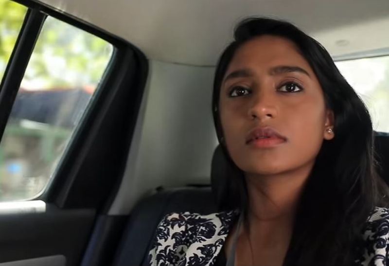Teja Venkatesh in a still from the short video 'Insta Crush' (2021)