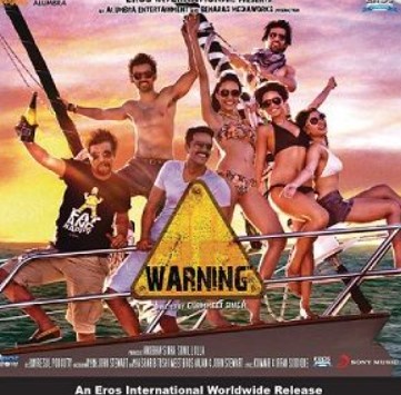 The poster of the film Warning