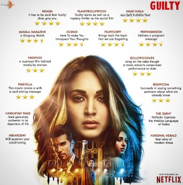 The poster of the web series 'Guilty'