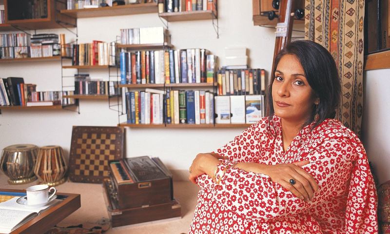 Tina Sani at her home in Pakistan