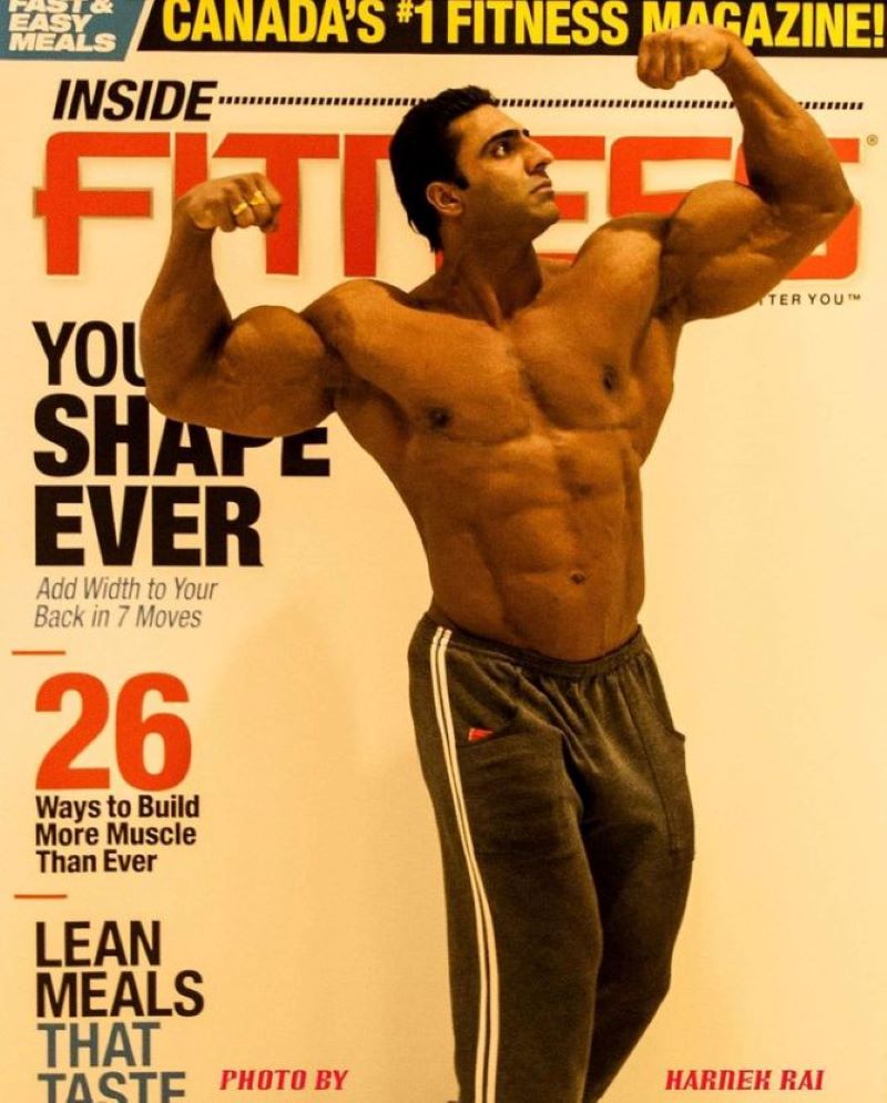 Varinder Singh Ghuman featured on the cover of Inside Fitness magazine