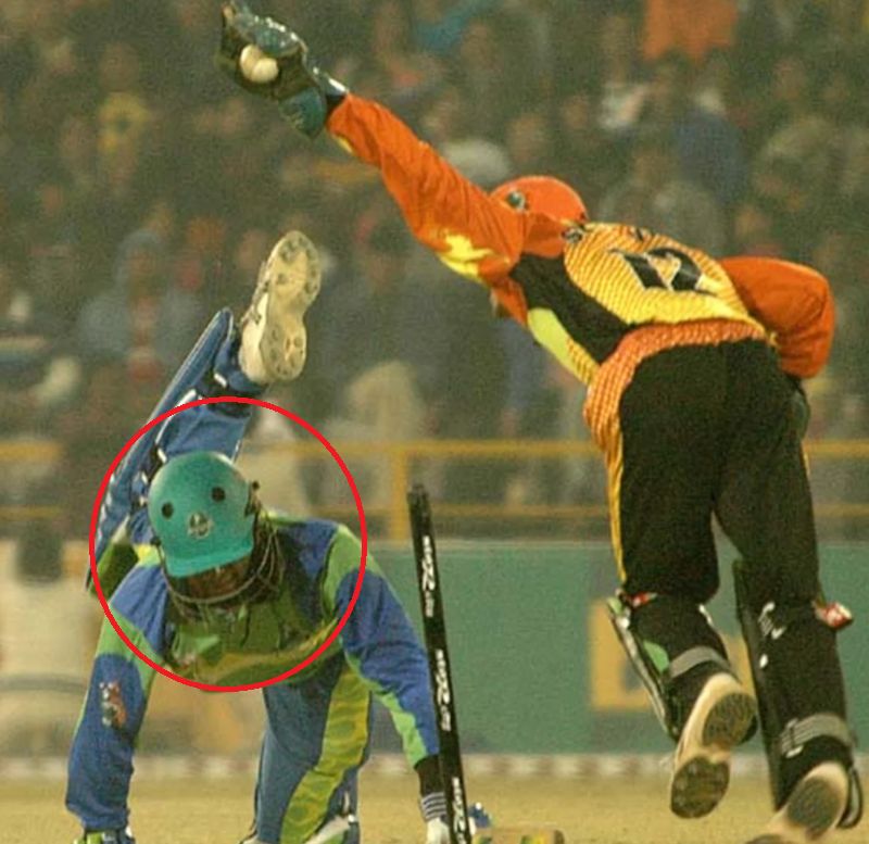 Abdul Razzaq playing for Hyderabad Heroes