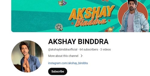 Akshay Bindra's YouTube channel