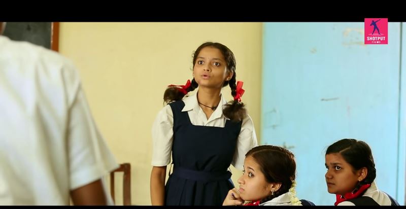 Shivali Parab as a schoolgirl in the Marathi web series Back Benchers (2016)