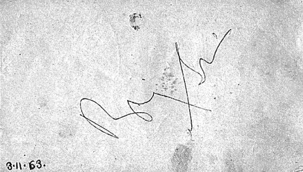 Balraj Sahni autograph given to Deepti Naval