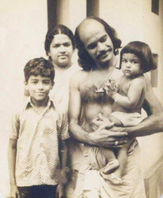 Bharat Gopy with family