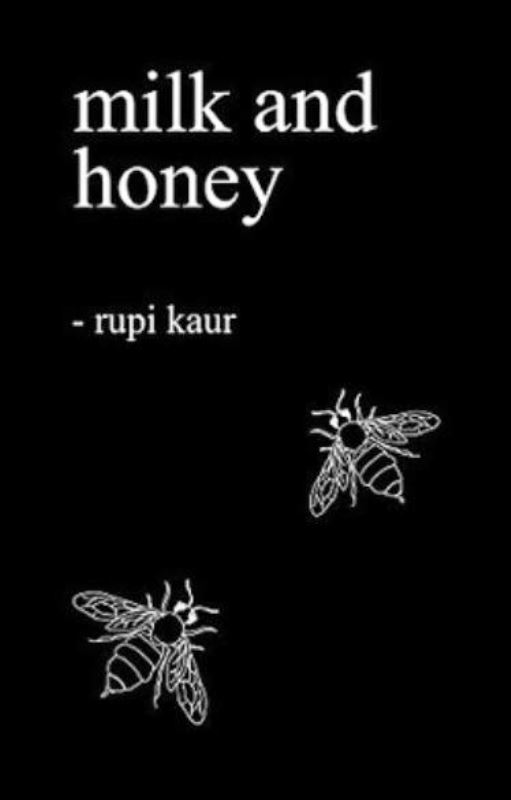 Cover of Rupi Kaur's first poetry collection, Milk and Honey (2014)