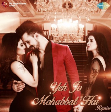 Danish Bhat on the poster of the music video 'Yeh Jo Mohabbat Hai'