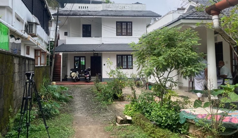 Dominic Martin's rented house in Thammanam