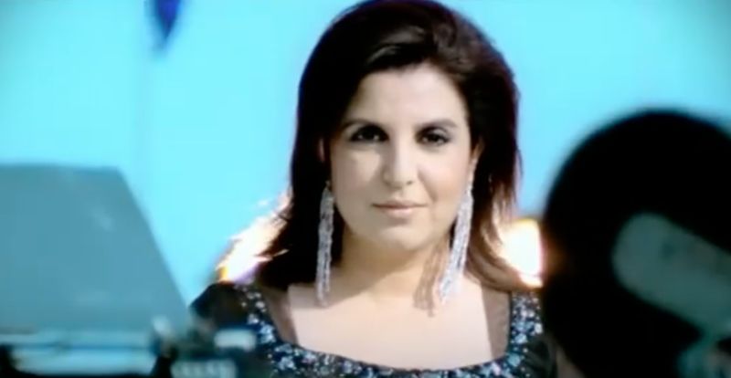 Farah Khan in a still from the dance reality show 'Nach Baliye' season 4