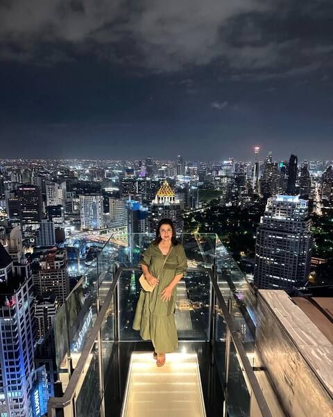Farah Khan on a vacation in Bangkok