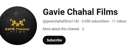 Gavie Chahal's YouTube channel