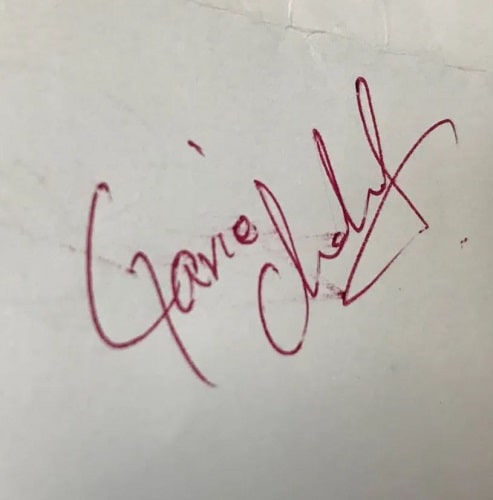 Gavie Chahal's autograph