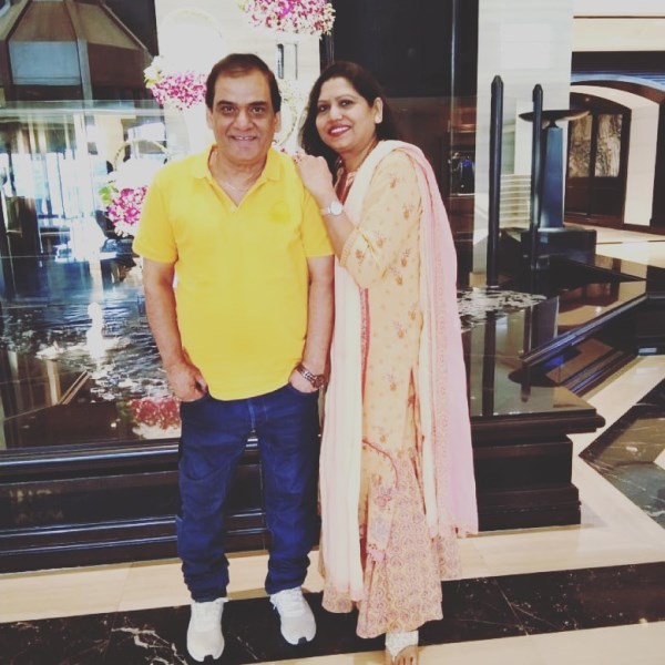 Gopi Bhalla with his wife