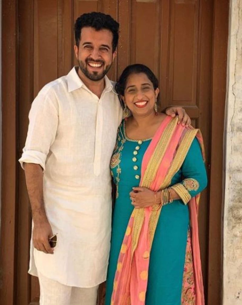 Gurpreet Saini with his sister