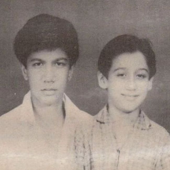 Jackie Shroff with his brother Hemant Shroff