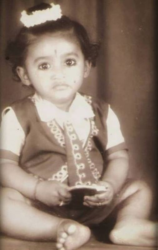Jaggesh's childhood photo, when he was one year old