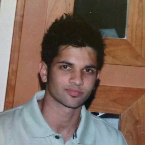 Keshav Maharaj during his teenage years