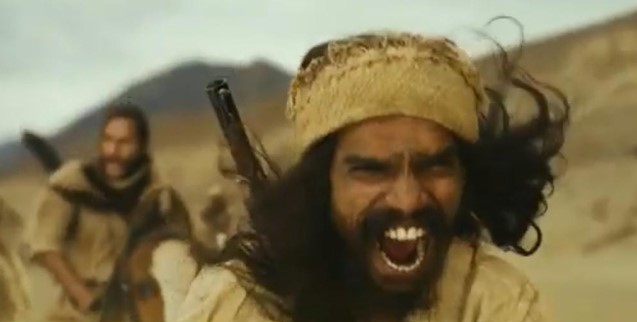 Kumar Saurabh in a still from the film Shamshera (2022)