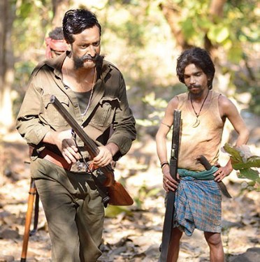 Kumar Saurabh in a still from the film Veerapan