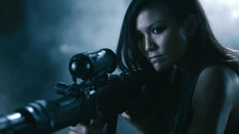 Michelle Lee as Gas in Métal Hurlant Chronicles in an episode titled The Endomorphe of the anthology series Métal Hurlant Chronicles (2014)