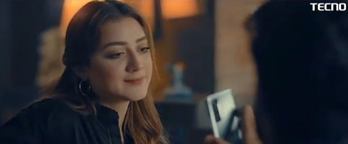 Momina Iqbal in a TV commercial of Camon