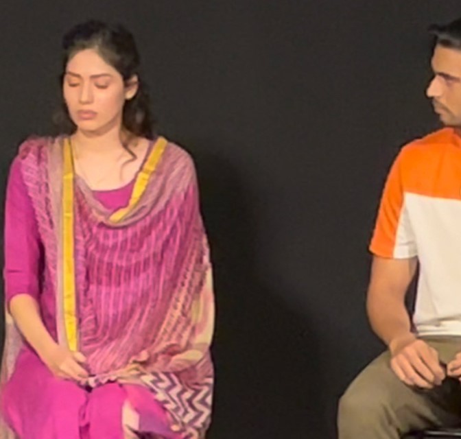 Navisha Raj Kashyap during a theatre play
