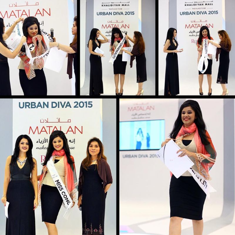 Nidhi Kumar after winning Miss Congeniality at Urban Diva