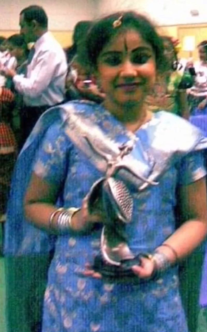 Nidhi Kumar during her teenage years