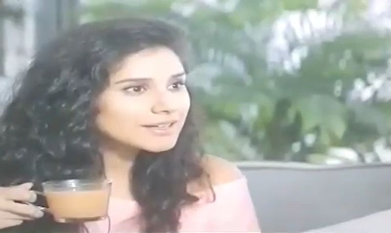 Nidhi Kumar in the ad for Rainbow Milk