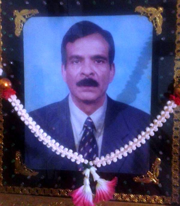 A picture of Pavi Poovappa's father
