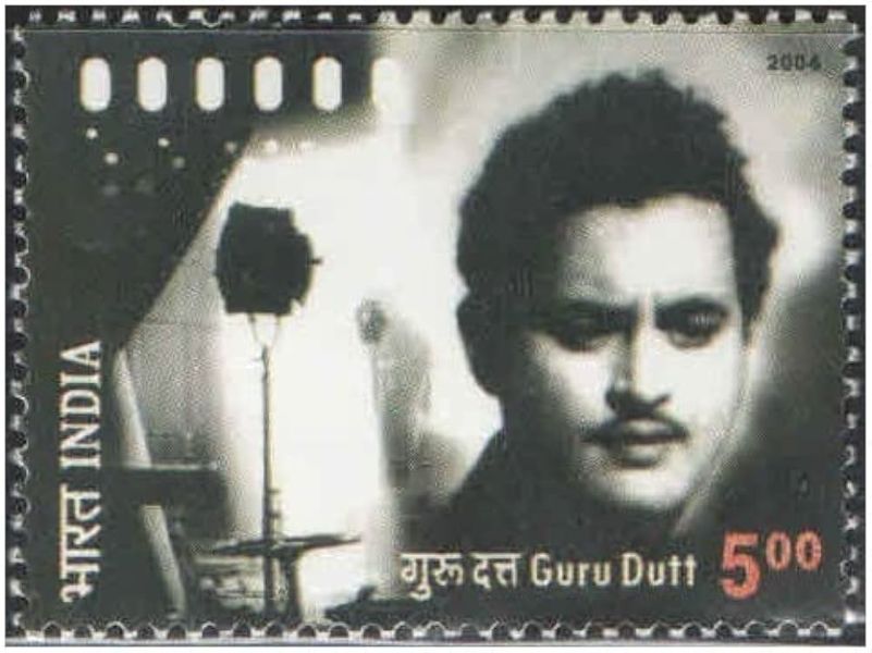 Postage stamp of Guru Dutt issued in 2004