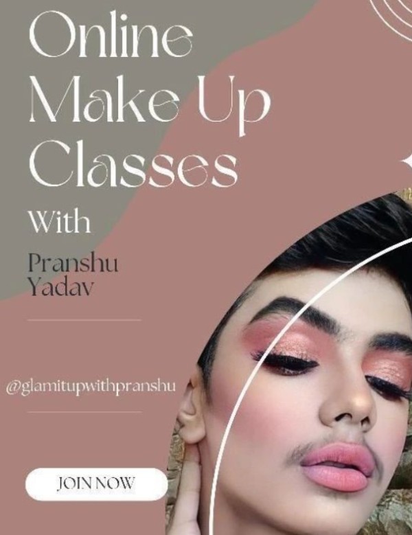 Poster of online makeup class of Pranshu