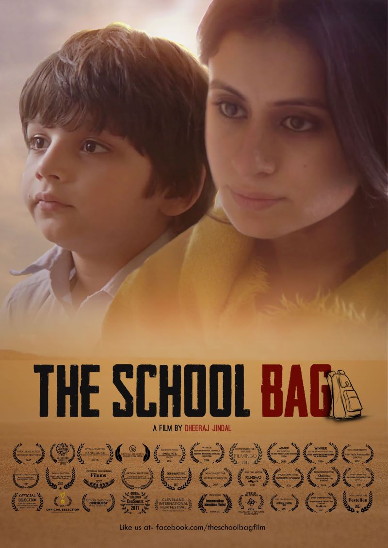 Poster of the film 'The School Bag' (2017) starring Sartaaj Kakkar