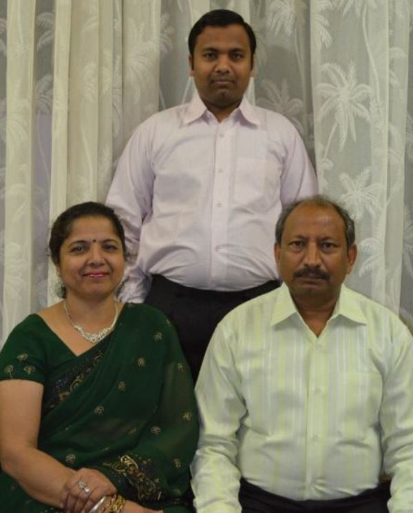 Puneet Gupta's father, mother, Prabha Rani, and brother, Kamal Gupta