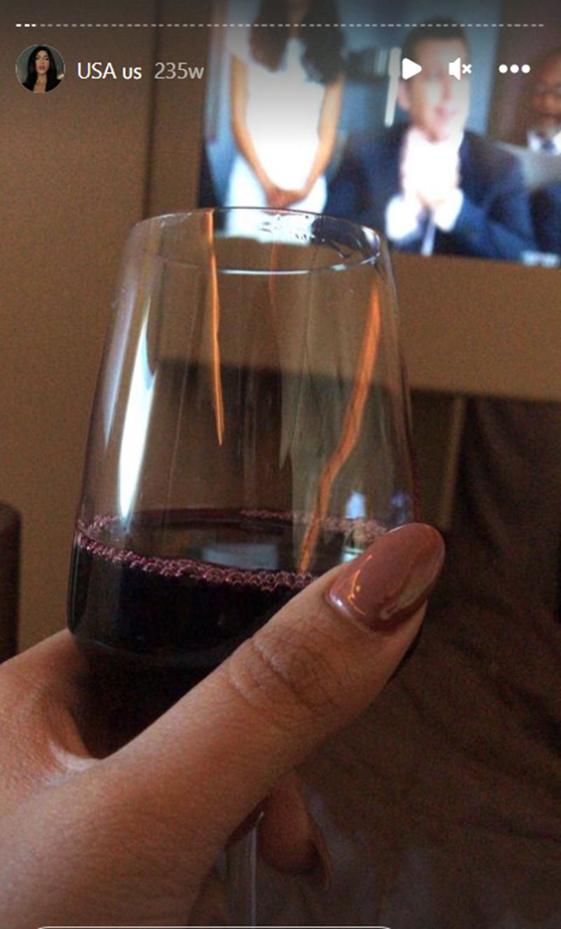 Rajvi Brahmbhatt's Instagram story about her drinking habits